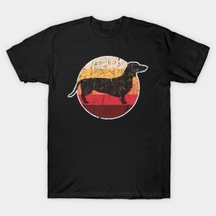 Vintage Retro Dachshund Dog T-Shirt